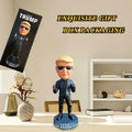 UKMPFGJ Donald Trump 2024 I Will Be Back Resin Puppet Black Political by Deal US