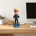 UKMPFGJ Donald Trump 2024 I Will Be Back Resin Puppet Black Political by Deal US