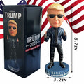 UKMPFGJ Donald Trump 2024 I Will Be Back Resin Puppet Black Political by Deal US