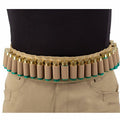 Headshot Tactical Gear 25 Round 12/20 Caliber Waist Type Bandolier (Coyote) by Deal US