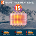 Rechargeable Hand Warmers 2 Pack 10000mAh Magnetic 3-Level Pink Power Bank by Deal US
