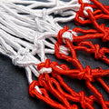2 Pack Red White Basketball Net 12 Loops Polyester All Weather Durable by Deal US