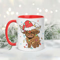 Hyturtle Highland Cow Coffee Mug 11oz Ceramic Christmas Color Xmas by Deal US