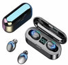 Generic Mini F9 TWS Bluetooth Earphones IPX5 Waterproof Touch Black