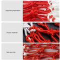 2 Pack Red White Basketball Net 12 Loops Polyester All Weather Durable by Deal US