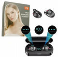 Generic Mini F9 TWS Bluetooth Earphones IPX5 Waterproof Touch Black by Deal US