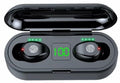 Generic Mini F9 TWS Bluetooth Earphones IPX5 Waterproof Touch Black by Deal US