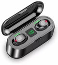 Generic Mini F9 TWS Bluetooth Earphones IPX5 Waterproof Touch Black by Deal US