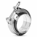 ZEHCLP V Band Clamp 304 Stainless Steel Butt Joint 2.0 inch Silver 2 pcs by Deal US