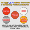 ChenXL 2 Pack OEM Half Wave Voltage Regulator Rectifier 4 Pin Tao Tao ATA-110 by Deal US