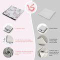 SANWICH Magic Cloth Makeup Bag Clear Hemp 2PCS Portable Cosmetic Organizer by Deal US
