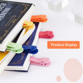 POUWANS Automatic Silicone Bookmarks 6pcs Style-c Book Accessories by Deal US
