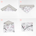 SANWICH Magic Cloth Makeup Bag Clear Hemp 2PCS Portable Cosmetic Organizer by Deal US