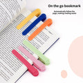 POUWANS Automatic Silicone Bookmarks 6pcs Style-c Book Accessories by Deal US