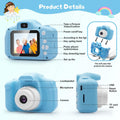 iMisH Kids Camera 1080p Video 1000mAh Battery 32GB TF Card Shockproof Blue by Deal US