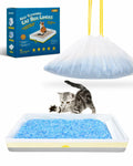KONE 45 Count Litter Box Liners Drawstring Leak-Proof Thick Durable Bags by Deal US