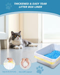 KONE 45 Count Litter Box Liners Drawstring Leak-Proof Thick Durable Bags by Deal US