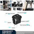 XMSILIMEIG Round Rocker Switch AC 125V 10A Waterproof Toggle 8 Pack Black by Deal US