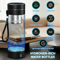 Hydrogen Water Bottle Generator Portable with Infuser 3 Min Electrolysis Black by Deal US