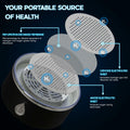 Hydrogen Water Bottle Generator Portable with Infuser 3 Min Electrolysis Black by Deal US