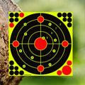 PTPHJEG Silhouette Splatter Targets 12x12 inch Fluorescent Yellow 10 Pack by Deal US