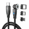 Generic Magnetic PD 60W USB C Charging Cable 3.3ft Black 1pc Aluminum by Deal US