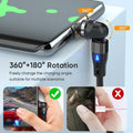 Generic Magnetic PD 60W USB C Charging Cable 3.3ft Black 1pc Aluminum by Deal US