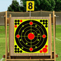 PTPHJEG Silhouette Splatter Targets 12x12 inch Fluorescent Yellow 10 Pack by Deal US