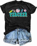 CHULIANSWEET Teacher Shirt Women Teach Kindness Graphic Tee DarkGrey2 Size XL by Deal US
