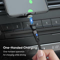Generic Magnetic PD 60W USB C Charging Cable 3.3ft Black 1pc Aluminum by Deal US