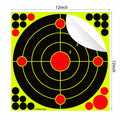 PTPHJEG Silhouette Splatter Targets 12x12 inch Fluorescent Yellow 10 Pack by Deal US