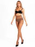 HONENNA Sheer Tights 3 Pairs 20D Control Top High Waist Tan Size Small by Deal US