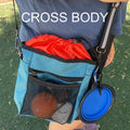 Jalousie Dog Training Pouch with Clicker & Water Bowl 5 Ways to Wear Grey by Deal US