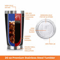 NewEleven Uncle Gift 20oz Tumbler from Niece/Nephew Funny Birthday Present by Deal US
