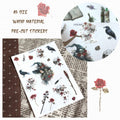 VISUMCIP Witch Stickers 10 Sheets Pre-Cut Journaling Washi Scrapbooking Magic by Deal US