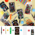 MUOUAKATE 90 Pcs Hispanic Month Party Favors Silicone Bracelets Pens by Deal US