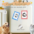 DBIGQ Dog Paw Print Kit Mess-Free Inkless Stamp Pad 2 Medium Black by Deal US