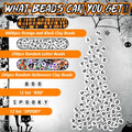 Suncalla 7108 Pcs Halloween Polymer Clay Beads Kit 6mm Orange Black 20 Strings by Deal US