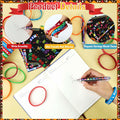 MUOUAKATE 90 Pcs Hispanic Month Party Favors Silicone Bracelets Pens by Deal US