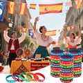 MUOUAKATE 90 Pcs Hispanic Month Party Favors Silicone Bracelets Pens by Deal US