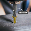 Decking Screws #9 3in Gold 100pcs Long Star Head Wood to Wood Screws by Deal US