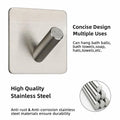TSTESE 4PCS Stainless Steel Trunk Hooks for Tesla Cybertruck 2024-2025 Silver by Deal US