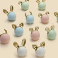 Evionlin 2pcs Pink Rabbit Ceramic Cabinet Knobs Drawer Pulls Kids Room by Deal US