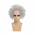 MUPUL Old Man Bald Grey Hair Wig Men Adults Cosplay Halloween Classic Style by Deal US