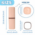 FALIZIFU Pink Travel Toothbrush Case Portable Holder Bathroom Camping by Deal US