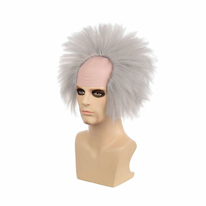MUPUL Old Man Bald Grey Hair Wig Men Adults Cosplay Halloween Classic Style by Deal US