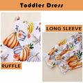 C&M WODRO Toddler Girl Thanksgiving Pumpkin Tulle Dress Pumpkin+Leaf 3-4T by Deal US