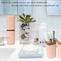 FALIZIFU Pink Travel Toothbrush Case Portable Holder Bathroom Camping by Deal US