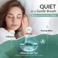GRATIA NATURALS Aromatherapy Essential Oil Diffuser 500ml Oak Ultrasonic Mist by Deal US
