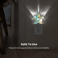 Caifujiqi Night Light Plug-in Dusk to Dawn Sensor White LED Energy Efficient by Deal US